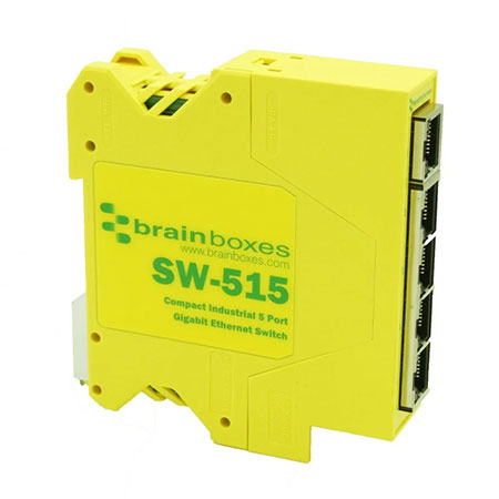 Brainboxes Industrial Ethernet Switch Devices