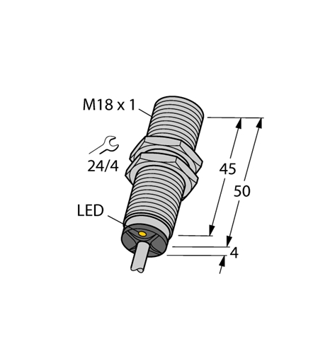 TURCK (Bi8U-M18-AP6X) SENSOR M18 PNP