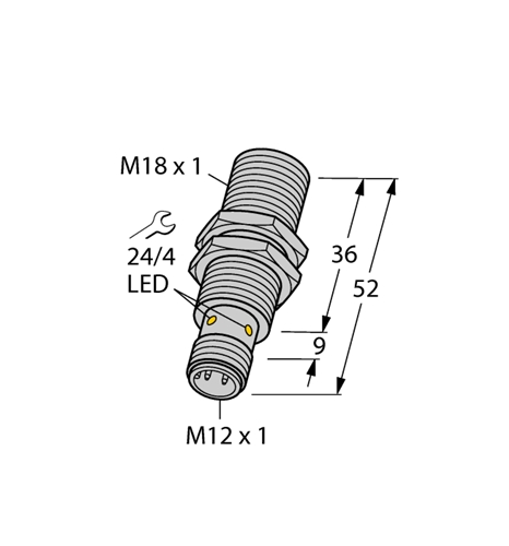 TURCK BANNER BI10U-M18-AN6X-H1141 SENSOR