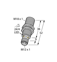 TURCK BANNER BI10U-M18-AN6X-H1141 SENSOR