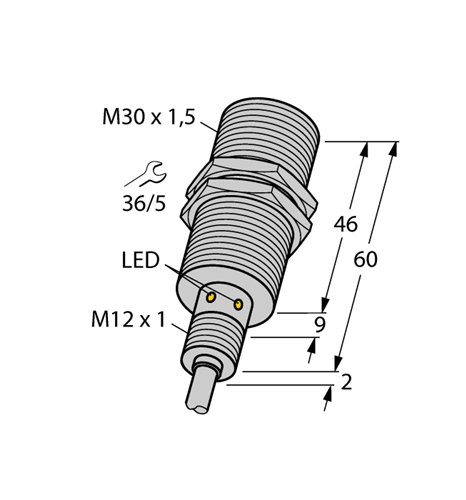 TURCK (BI15U-EM30WD-AP6X) INDUCTIVE SENSOR