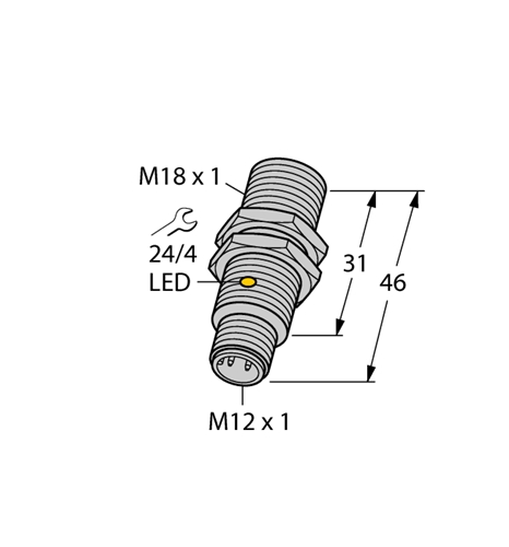 TURCK (4670460) SENSOR Bi5-G18K-AP6X-H1141