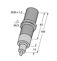 TURCK (4614513) Inductive sensor-with extended tem