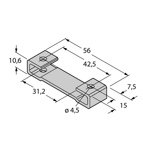 Turck M2-Q25L Mounting Bracket