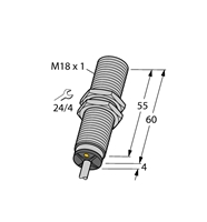 TURCK BANNERIiNDUCTIVE SENSOR ( 1535528)