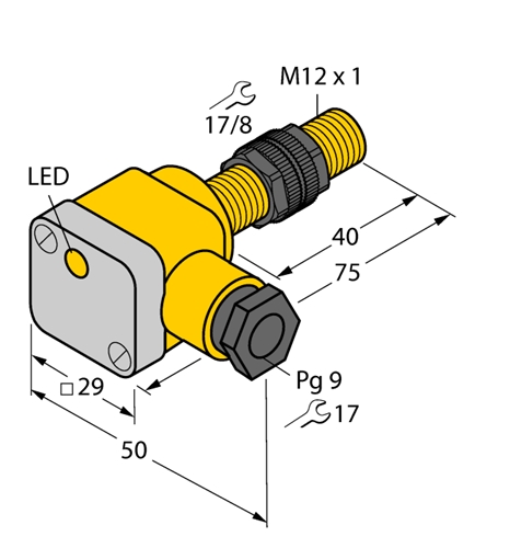 TURCK (1634700)SENSOR Bi3U-P12SK-AP6X