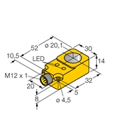 Turck (1407300) Bi20R-Q14-AP6X2-H1141