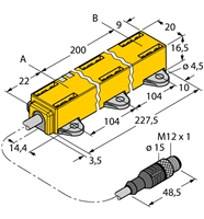 TURCK LI150P1-Q17LM1-LIU5X2-0.3M-RS5 LI15