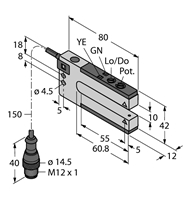 TURCK BANNER (SLM10B6QPMA) PHOTOELCTRIC SENSOR