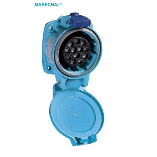 MARECHAL PN12C SOCKET PLY BLUE IP66/67