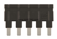 HARTING JUMPER 1 X 5 16A; BLACK