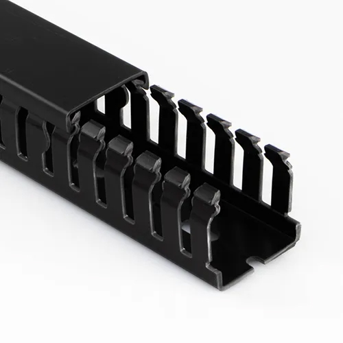 Betaduct Black Open Slot PVC Cable Trunking, H75mm