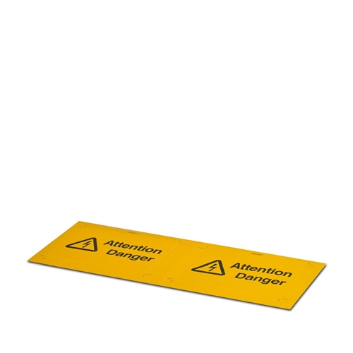 PHOENIX WS-3K ADHESIVE WARNING PLATE