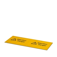 PHOENIX WS-3K ADHESIVE WARNING PLATE