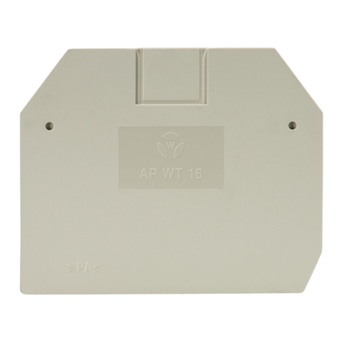 WIELAND END PLATE FOR DIN RAIL TERMINAL