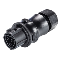 WIELAND 3 POLE FEMALE CONNECTOR 6-10MM