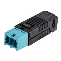 WIELAND 2P MALE CONNECTOR BK/BLUE BST14i