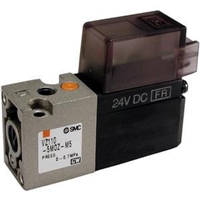 SMC 3/2 SOLENOID VALVE, 110V M5 PORTS