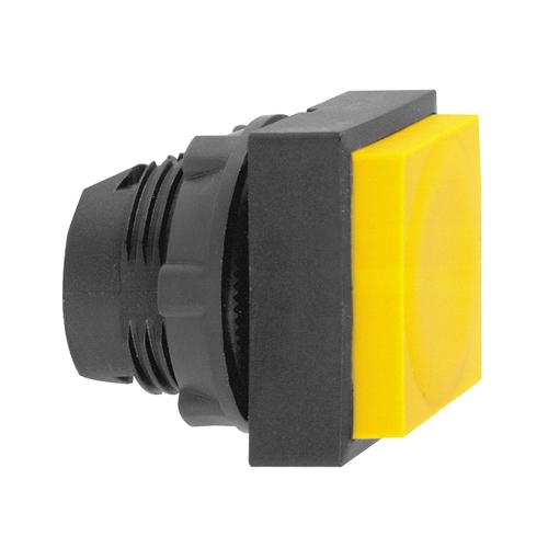 SCHNEIDER RECTANGLE YELLOW PUSHBUTTON