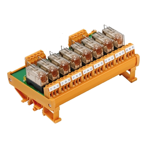 WEIDMULLER DIN RAIL MOUNTING 8-WAY RELAY MODULE