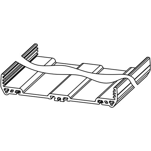 WEIDMULLER Extruded profile (2m length)