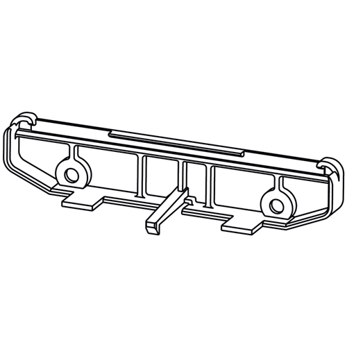 WEIDMULLER SUPPORT RAIL END PLATE