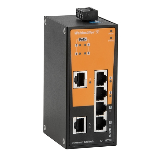 Weidmuller IE-SW-BL06-2TX-4POE Network switch, unm