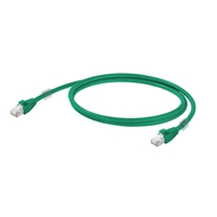 Weidmuller Patch cable, RJ45 IP 20,RJ45,Green,25m