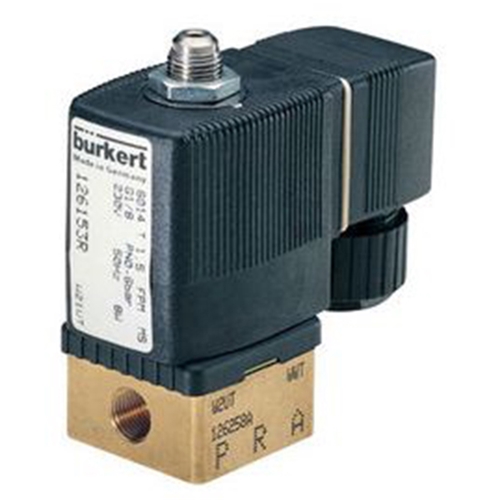 Burkert Solenoid Valve N/C 3-way