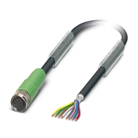 PHOENIX SENSOR/ACTUATOR CABLE SAC-8P- 5,0-PUR/M 8