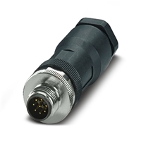 PHOENIX CONNECTOR 8 POSITION PLUG STRAUGHT M12