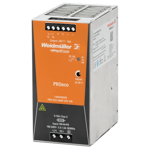 WEIDMULLER PRO ECO PSU 240W 24V 10A