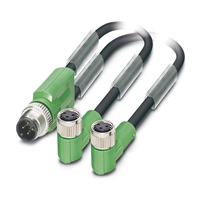 PHOENIX Sensor/Actuator cable - SAC-3P-M12Y/2X0,3-