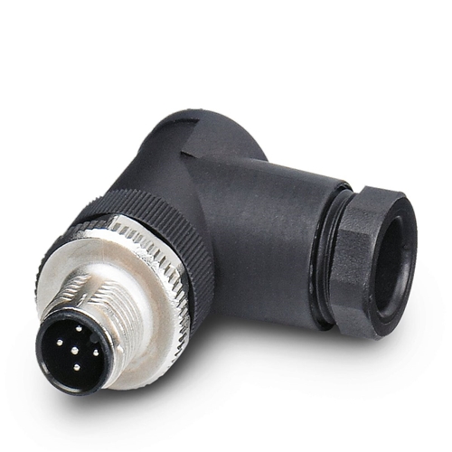 PHOENIX Connector, 5-position, Plug angled M12