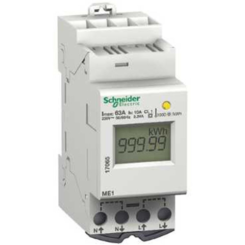 SCHNEIDER ME1 KILOWATT-HOUR METER 63A (DIRECT