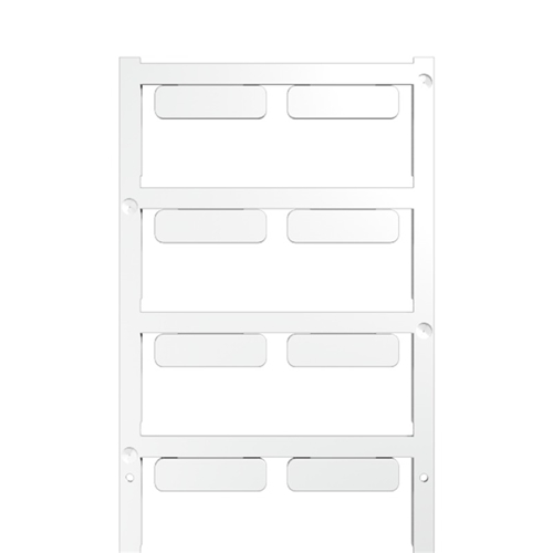 WEIDMULLER LABEL ID/RATINGS 1.06"X0.31" WHT