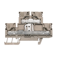 WEIDMULLER TERMINAL 4MM DOUBLE LEVEL CAGE CLAMP DK