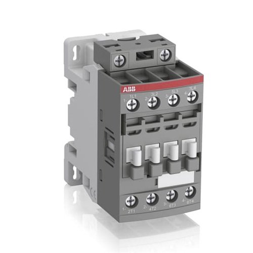 ABB CONTACTOR 4KW, 4 POLE 25A AC1 NO AUX.