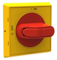 ABB IP65 HANDLE RED/YELLOW PADLOCKABLE