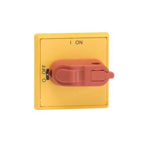 ABB RED/YELLOW IP54 HANDLE INTLK+ONE PDLK