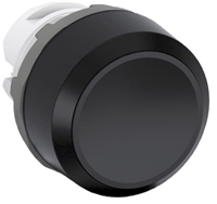 ABB BLACK PUSHBUTTON BLK BEZEL