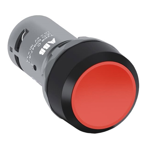 ABB MOMENTARY RED PUSHBUTTON 1NO