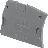 ABB END COVER PLATE DARK GREY