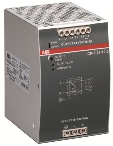 ABB POWER SUPPLY 100-240/24VDC 10A
