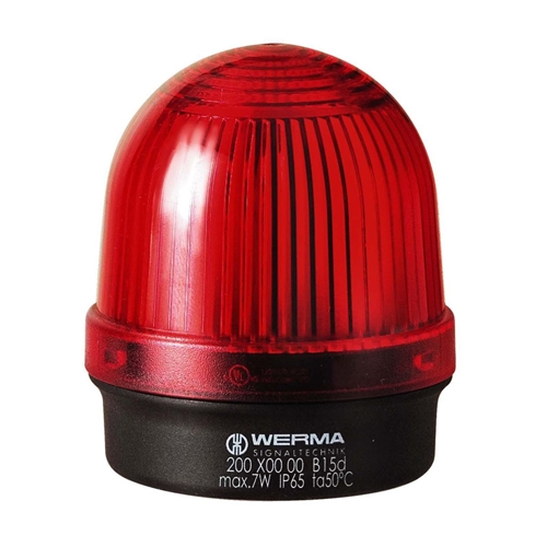 WERMA RED BEACON PERM 12V-230V AC/DC