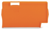 WAGO TOP JOB S END PLATE  ORANGE