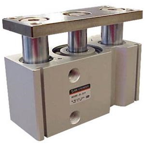 SMC Compact Guide Cylinder, Slide Bearing