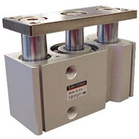 SMC Compact Guide Cylinder, Slide Bearing