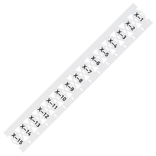 WAGO CABLE TIE MARKERS 25 X 10MM WHITE