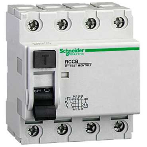 SCHNEIDER 80AMP 30MA 4POLE RCCB